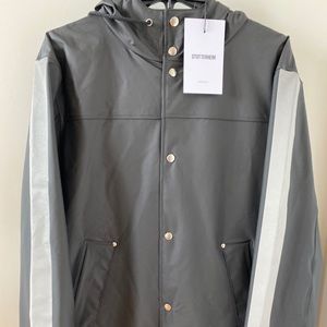 Black & Reflective Falun Lightweight Raincoat